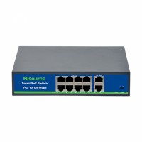 8POE+2FE 250m Long Distance POE Switch (Built-in)